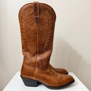 Ariat Brown Leather Cowboy Boots